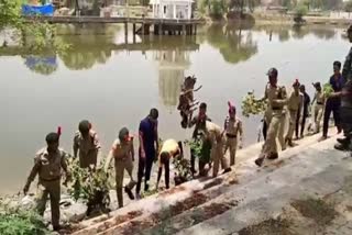 NCC cadets cleanliness drive in Koderma