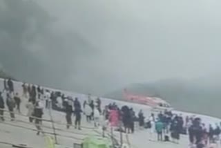 Helicopter goes out of control during hard landing, hard landing in Kedarnath