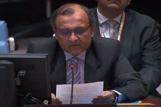 India's Permanent Representative to the United Nations Ambassador T S Tirumurti delivered a cross-regional joint statement on behalf of India and Bolivia, China, Gabon, Iran, Iraq, Mali, Nicaragua, Panama and Syria on Global Net Zero in the context of combatting climate change