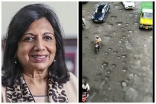 Kiran mazumdar shaw tweets on Road