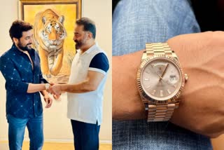 Kamal haasan gifted a rolex watch to suriya  Kamal haasan gift to suriya  Kamal haasan gifted rolex watch to suriya  kamal haasan suriya vikram  kamal haasan vikram movie  suriya rolex vikram  സൂര്യയ്‌ക്ക് റോളക്‌സ് വാച്ച് സമ്മാനിച്ച് കമല്‍ഹാസന്‍  സൂര്യയ്‌ക്ക് സമ്മാനം നല്‍കി കമല്‍ഹാസന്‍  കമല്‍ഹാസന് നന്ദി പറഞ്ഞ് സൂര്യ  കമല്‍ഹാസന്‍ സൂര്യ വിക്രം  കമല്‍ഹാസന്‍ വിക്രം  ലോകേഷ് കനകരാജ്