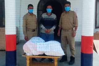 Drug peddler Arrested in Budgam: بڈگام میں منشیات فروش گرفتار کرلیا