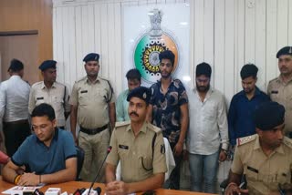 raipur police arrested thug gang from ghaziabad