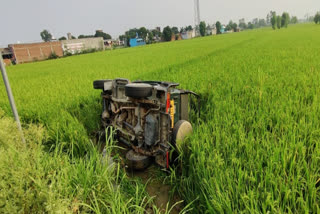 Tourist Gypsy overturned