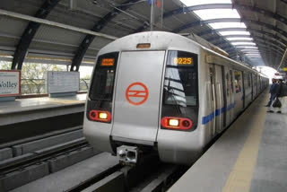 Blue line metro services delayed