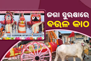 ସେନାପଟା ଲାଗି ନୀତି, ବଡଠାକୁରଙ୍କ ସୁରକ୍ଷାରେ ବକୁଳ ବନର ବଉଳ କାଠ