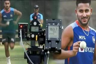 umran malik 163 kph in training  IND vs SA  Umran Malik Clocked 163 KPH Speed In Practice Session  ഉമ്രാൻ മാലിക്  ഉമ്രാൻ മാലിക് 163 കിലോ മീറ്റർ വേഗതയിൽ പന്തെറിഞ്ഞതായി റിപ്പോർട്ട്