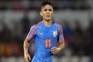 Sunil Chhetri reaction after India wins against Cambodia in AFC Asian Cup qualification