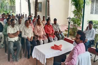 Education Minister meeting with teachers unions in Ranchi