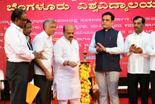 Chief Minister Basavaraja Bommai inaugurated the new buildings on the UVCE campus.