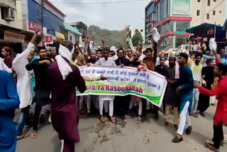 Protests on roads of Kanker on Nupur Sharma statement