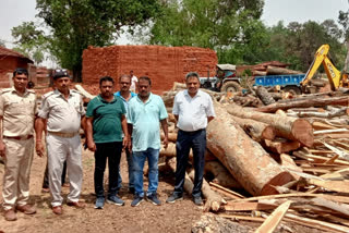 Action against illegal sawmills in Giridih