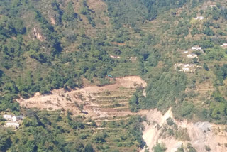 Mathian village road cutting