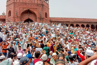 FIR registered regarding protest at Jama Masjid