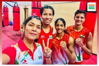 Commonwealth Games 2022  Cwg  Lovlina Borgohain  Mc mary kom  Nikhat zareen  Boxing  Sports news  निकहत जरीन  लवलीना बोरगोहेन  राष्ट्रमंडल खेल 2022  मुक्केबाजी  खेल समाचार