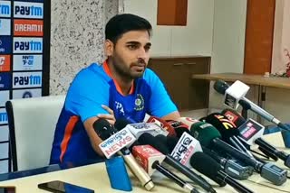 IND Vs SA  Rishabh Pant  Bhuvneshwar Kumar  Press Conference  IND vs SA 2nd T20  Barabati T20I  भुवनेश्वर  कटक  गेंदबाज भुवनेश्वर कुमार  भारत बनाम साउथ अफ्रीका टी20 मैच  खेल समाचार  क्रिकेट न्यूज