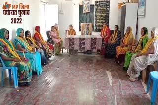 Women became unopposed panch and sarpanch in dhar