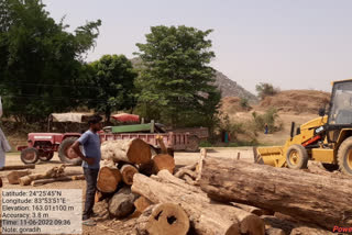 Administration action on illegal saw mill in Palamu