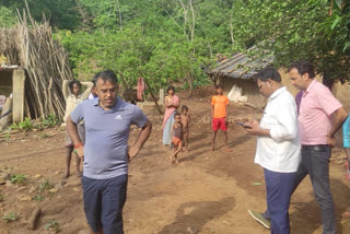 Sahibganj DC Ram Niwas Yadav inspected Pahadia tribal dominated area