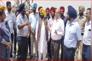 Power Minister ETO Inaugurates 66 KV Monopole Line From Ladowal GT Road Ludhiana 220 KV Sub Station