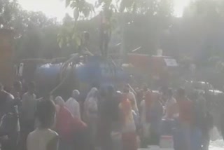 People of Okhla Phase One Mazdoor Kalyan Camp are craving water drop by drop