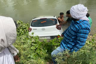 four people died into canal in Sonipat