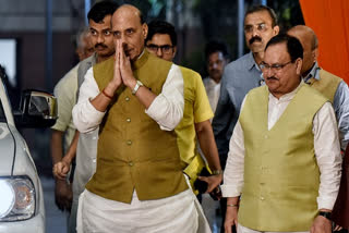 Rajnath Singh to build political consensus with BJP allies  Rajnath Singh to hold discussions with all political parties  രാഷ്ട്രപതി തെരഞ്ഞെടുപ്പ്  പ്രതിപക്ഷ പാര്‍ട്ടികളോട് ചര്‍ച്ച നടത്താന്‍ ജെപി നദ്ദയും രാജ്‌നാഥ് സിംഗും  രാഷ്ട്രപതി തെരഞ്ഞെടുപ്പ് ദിനം