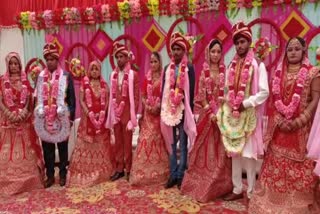 social-organization-organized-mass-marriage-of-five-couples-in-rohini