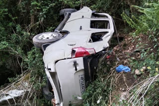 Road accident with devotees in mandi