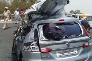 four people died in road accident in punjab