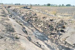 canals not repaired under projects in telangana