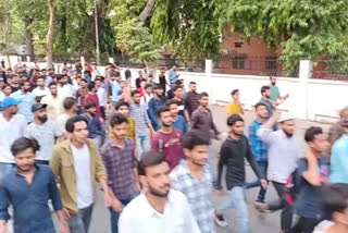 Prophet remarks row: AMU students protest against demolition of ex-student leader's house