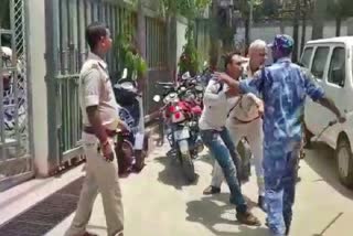 Lathi Charge On Data Entry Operator Candidates