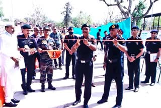 Inauguration of road under bridge