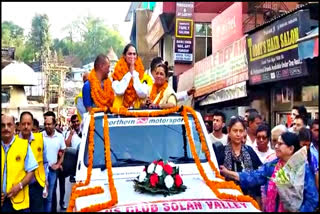 Baljit Kaur reached Solan