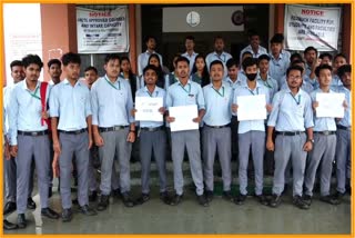 Student protest at Barpeta