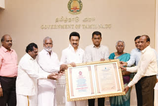 TN CM hands over Rs 10 cr gold bond to temple