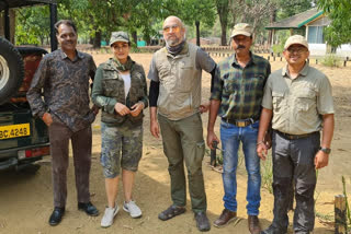 Raveena Tandon in Satpura National Park