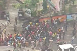 Protest against Agneepath scheme in Jharkhand