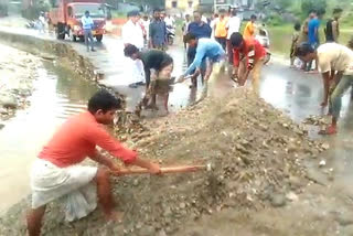 Balason Bridge of Siliguri damaged due to heavy rain