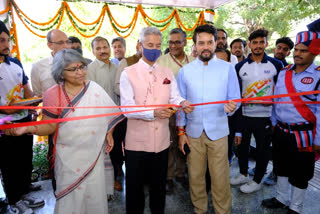 Foreign Minister and Sports Minister inaugurated the squash court