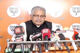 Dharamlal Kaushik allegation on Congress in Raipur