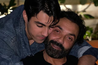 bobby deol handsome son aryaman deol