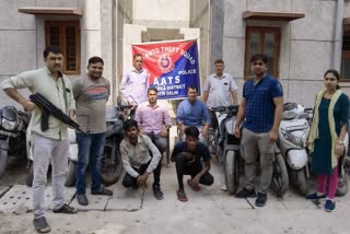 Dwarka AATS arrested two vicious auto lifters and recovered 10 stolen vehicles