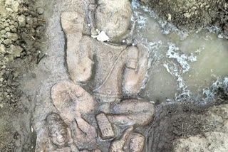 Ancient idol found during excavation