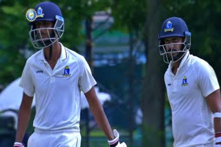 cricket  Ranji Trophy Semifinal  Shahbaz and Tiwary  centuries  Madhya Pradesh  Bengal  Mumbai  Uttar pradesh  रणजी ट्रॉफी सेमीफाइनल  मध्य प्रदेश  बंगाल  शाहबाज अहमद  मनोज तिवारी  मुंबई  उत्तर प्रदेश