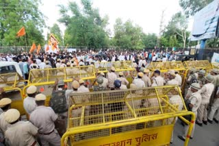 Protest in Bhilwara