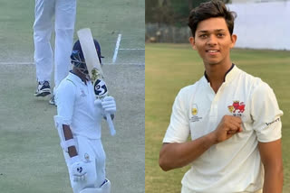 Yashasvi Jaiswal Opens His Account After Facing 53 Deliveries In Ranji  Yashasvi Jaiswal  ranji trophy 2022  ranji trophy  mumbai vs uttar pradesh  മുംബൈ vs ഉത്തര്‍പ്രദേശ്  രഞ്‌ജി ട്രോഫി  യശസ്വി ജയ്‌സ്വാള്‍