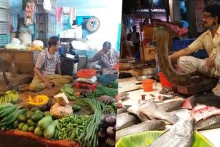 Market price of vegetables fish and meat in Kolkata