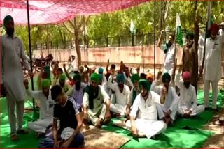 Farmers continue indefinite dharna in court against Joga police
